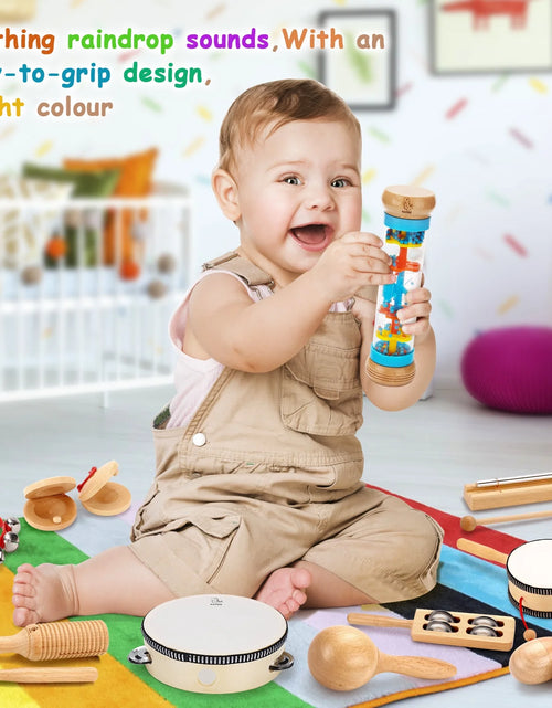 Load image into Gallery viewer, Kids Music Toys Wood Percussion Instruments Tambores Musical Education Birthday Gift for 1 Year Old
