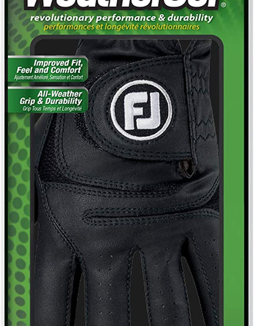 Load image into Gallery viewer, Men&#39;S Weathersof Golf Glove (Black)
