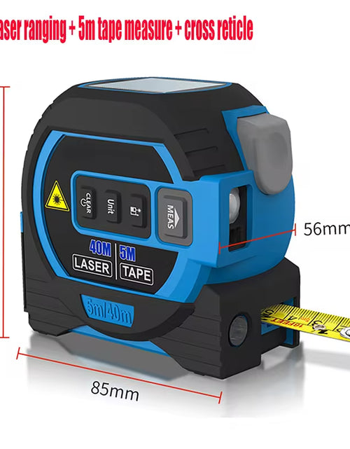 Load image into Gallery viewer, 3 in 1 Laser Tape Measure Laser Distance Measuring Rangefinder Infrared High-Precision Digital Electronic Ruler Measuring Level
